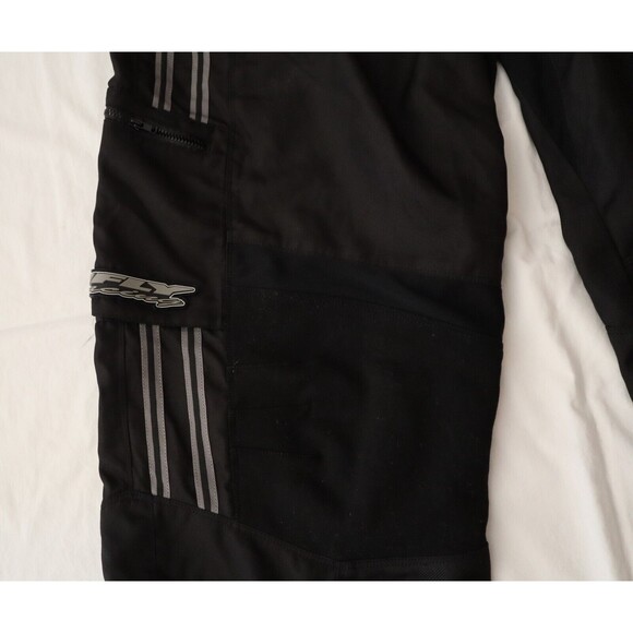 Fly Racing Free Ride Motocross Pants Mens 48 Black 48x35.5 Reflective Stripes - Picture 6 of 10